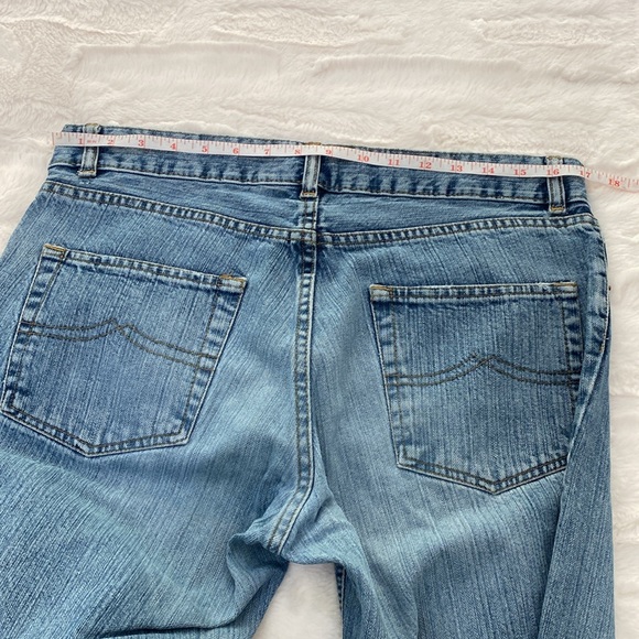 Vintage Button Fly Raw Hem Jeans - Picture 10 of 10